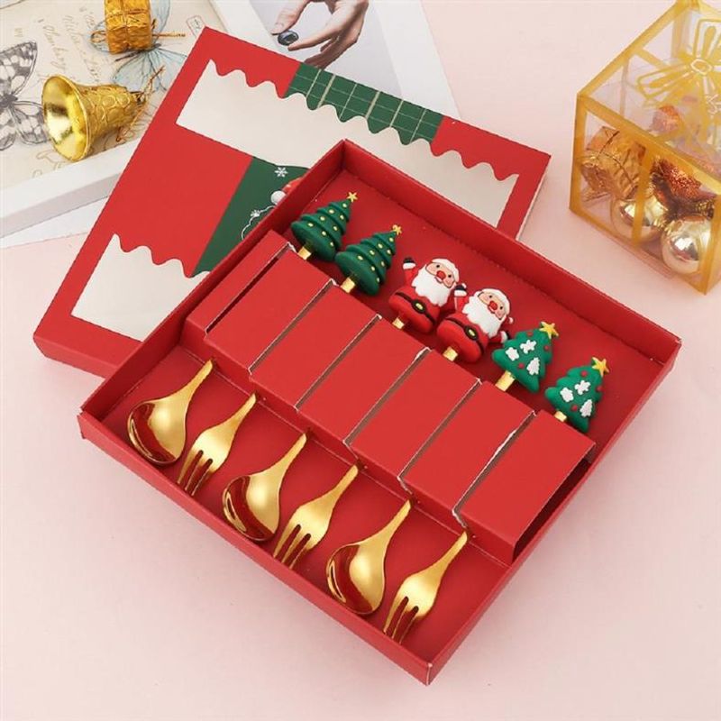 Confezione regalo di Natale Set per vacanze aziendali Albero per anziani Stoviglie decorative e regali decorativi_voghion.com