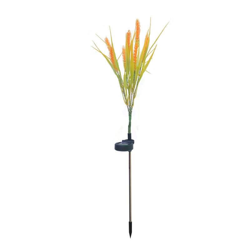 Solar LED Wheat Light Outdoor Decorative Garden Landscape Light - Waterproof IP65, Warm White, Solar Powered​_voghion.com