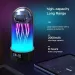 Bärbar Creative Color Manetlampa HiFi Stereo Subwoofer Högtalare Smart dekorativ klocka Bluetooth-högtalare_voghion.com