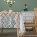 Luxury Lace Table Cover – Elegant Floral Dust Cover For TV Cabinet, Dining Table, Coffee Table – Breathable Polyester, Heat-Resistant & Washable_voghion.com