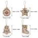 12 Stück Weihnachtsbaum-Ornamente aus Sackleinen, Kugelstrumpf-förmiges Hängedekor für Feiertags-Weihnachtsparty-Dekorationen, Geschenk_voghion.com