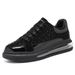2024 New Four Seasons Full Palm Air Cushion Sports Board Shoes Men's Korean Edition Black Retro Casual Trendy Pair with Color Diamond Shoes_voghion.com