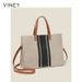 VINEY Väskor Nya 2025 Väskor Damhandväskor Vår och sommar Stor kapacitet Canvas Korgväska Tygväska_voghion.com