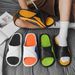 Men’s Shoes Summer Fashion Slippers For Men All Match Non Slip Slippers Thick Soled Comfortable Beach Sandals Men's Flip Flops_voghion.com