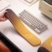 Verhetetlen minőségű szilikagél csuklóvédő memóriahabos billentyűzettartó irodai csuklótámasz tenyértálca egérpad puha, négyzet alakú, aranyos_voghion.com