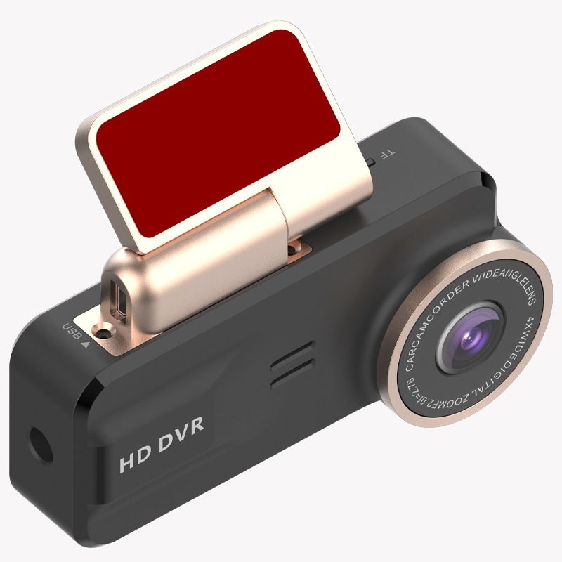 Popular driving recorder 1080p HD night vision dual lens 3.16-inch WiFi mobile phone interconnection recorder GPS_voghion.com