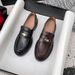 New slip-on small leather shoes niche retro chunky single shoes_voghion.com