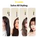 Trådløs, doven, lige kam, hårpleje med negative ioner uden at skade håret, bærbar, opladende styling-gaveæske_voghion.com