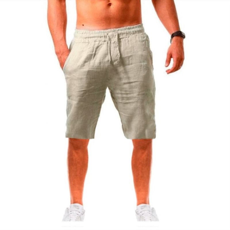 Men's clothing sweat wicking sweatpants Fitness running slim shorts_voghion.com