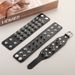 Punk Style 7-Piece Set Rivet Rock Spiked Wristbands Men's Leather Personality Bracelets_voghion.com