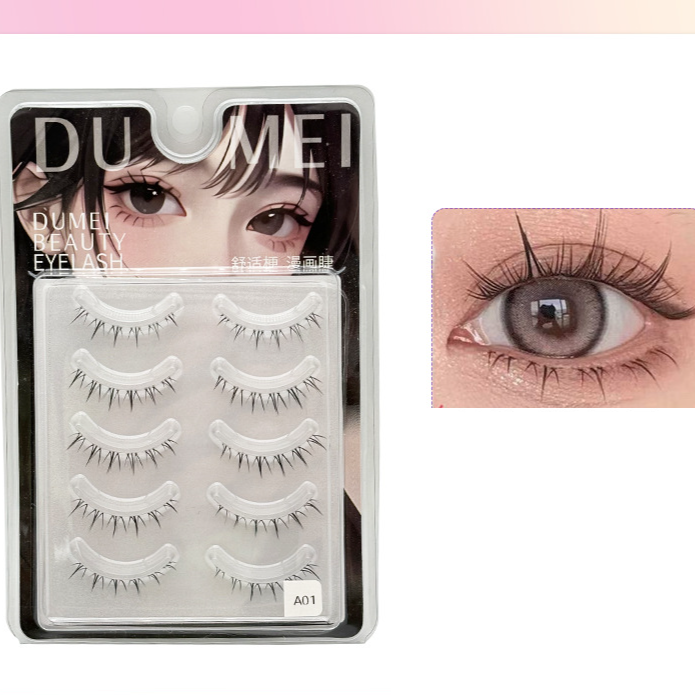 10 Pairs Of A Series False Eyelashes Full Natural Simulation False Eyelashes Beginners One Piece False Eyelashes_voghion.com