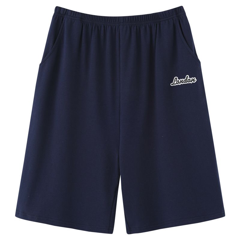 Sommer Herren Pyjamas Dünne Sportshorts Lose Große Größe Lässige Baumwolle Home Kleidung Oberbekleidung Hosen_voghion.com
