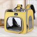 Large Capacity Transparent Multi-Functional Solid Color Foldable New Cat Outdoor Portable Double Shoulder Pet Carrier_voghion.com