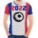 Men's round neck T-shirt Qatar World Cup printed short sleeved essential top for football fans_voghion.com