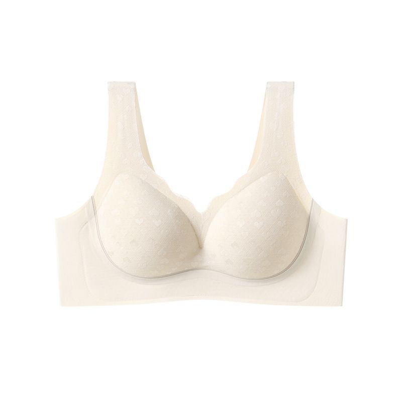 Biancheria intima senza cuciture in stile pullover portatile per le donne, design sottile, coppa fissa, stile gilet, arricciatura, anti_voghion.com