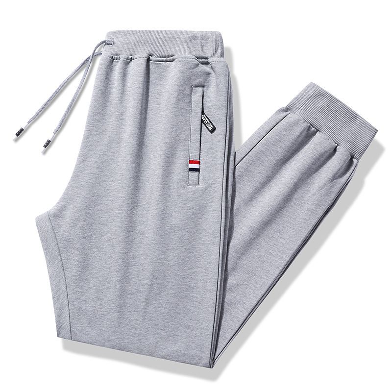 Pantalon long fermé en coton pour hommes, pantalon de survêtement tout-en-un à la mode pour hommes, décontracté_voghion.com