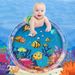 Baby Crawling Training Mat Thickened PVC Inflatable Water Play Pad For Toddlers Pets Non Slip Textured Surface With Floating Toys_voghion.com