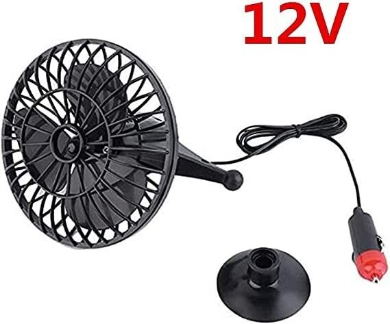 Mini ventilateur oscillant 12 V 1,5 m pour voiture, caravane, fourgonnette, ventilation intérieure_voghion.com