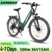 SAMEBIKE RS-A01 Pro-T 26 colių elektrinis dviratis, 36 V 15 Ah baterija, 500 W variklis miesto elektrinis dviratis, geriausiai tinka važinėti ir važinėti mieste _voghion.com
