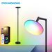 RGB Bluetooth LED-vloerlamp - 360° verstelbare gaminglamp met muzieksynchronisatie en app-bediening, 16 miljoen kleuren voor slaapkamer/kantoor_voghion.com
