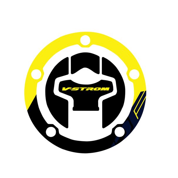 Accesorii motociclete rezervor protector autocolant huse impermeabile 3D rășină epoxidică kit de autocolante pentru Suzuki V-Strom 1050 DE_voghion.com