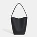 2024 New Top Layer Cowhide Throwing Bucket High-End Large Capacity Minimalist Fashion Commuter Tote Women's Bag_voghion.com