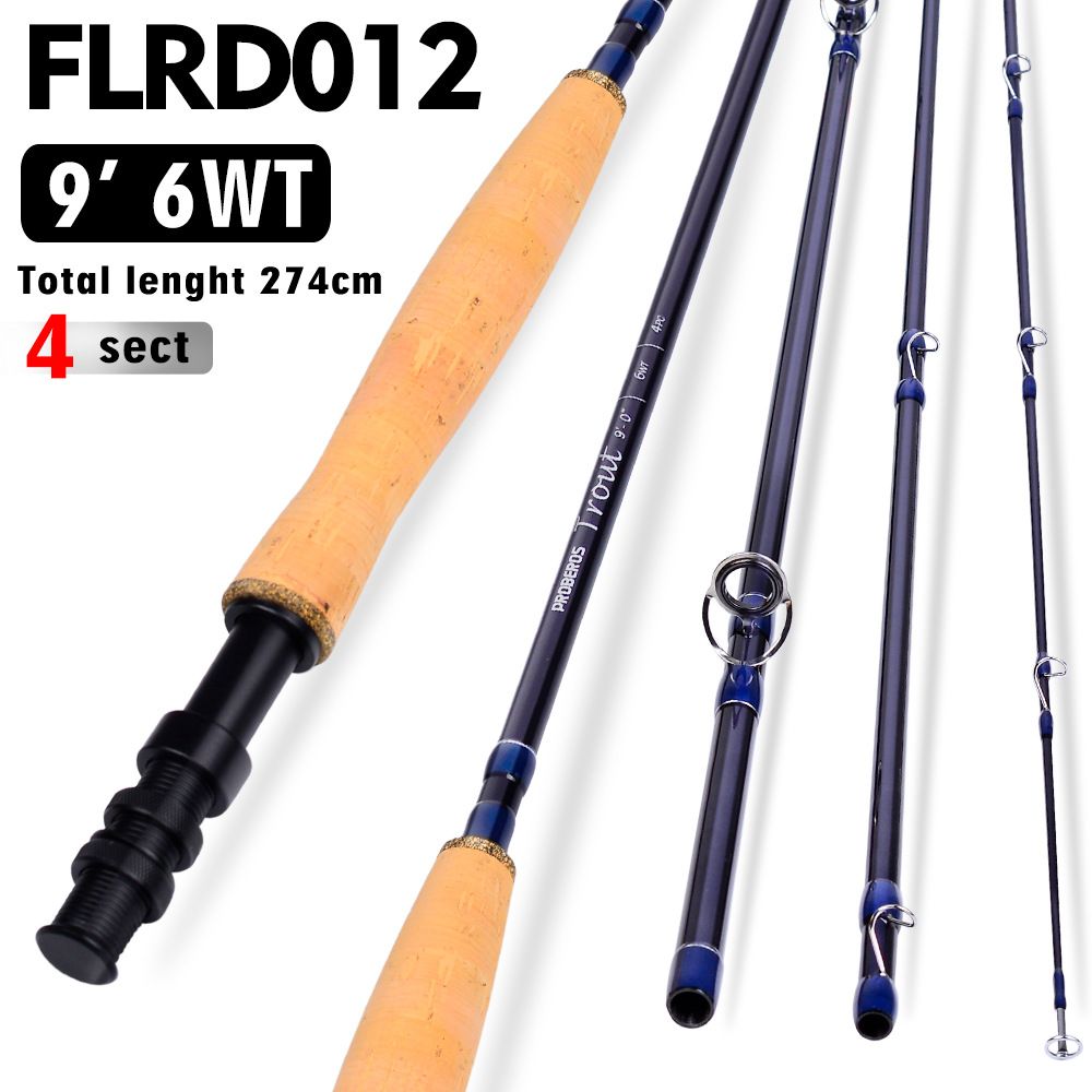 Lightweight Four Sections 9 Feet 3.3m Wt 8wt Carbon Stream Fly Fishing Rod_voghion.com