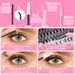 False Eyelashes False Eyelash Extension Set Segmented Single Cluster D Curled Thick Natural Eyelashes_voghion.com