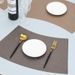 Round Table Mat Simple Home Anti Scalding Mat Hotel Fan Shaped Mat Insulation Mat Bowl Mat Coaster Solid Color_voghion.com