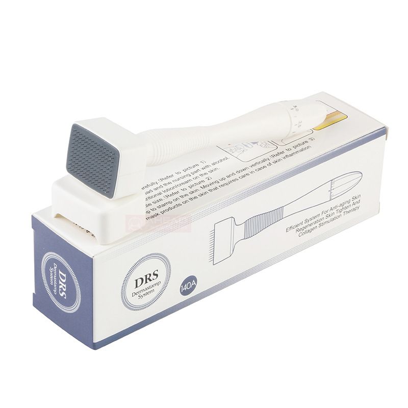 Justerbar nållängd DRS 140 nål i rostfritt stål Derma Roller Stamp Mikronål för hudvård_voghion.com