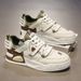 Newmillon Casual Board Trendy Student Versátil Respirável Esportes Sapatos Masculinos Sazonais_voghion.com