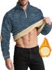 Men's Stand Collar Zip-Up Sweatshirt – Jacquard Knit Pullover With Slim Fit, All-Season Polyester Blend_voghion.com