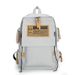 Canvas backpack large capacity travel computer men's backpack couple collegiate style female high school college student school bag_voghion.com