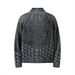 Men's Distressed Cable Knit Sweater Coat With Dual Zipper & High Neck – Streetwear Oversized Open Front Cardigan_voghion.com