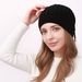 Autumn And Winter Warm Neck Warmer Drawstring Double-Wear Knitted Pullover Women's Hat Ponytail Deer Fleece Fabric_voghion.com