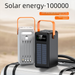 Extra Large Capacity150000mAh Outdoor Travel Solar Power Bank Student Comes With Data Cable Charging Treasure_voghion.com