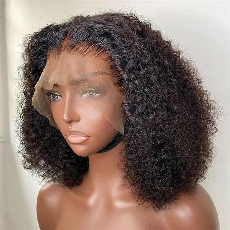  naiste parukas ees pits väike rull afro curl bob parukas peakate juustest_voghion.com