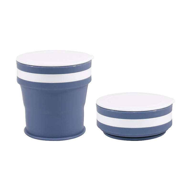 Silicone Water Cup Business Trip Outdoor Portable Office Coffee Cup Gift Folding Water Cup_voghion.com