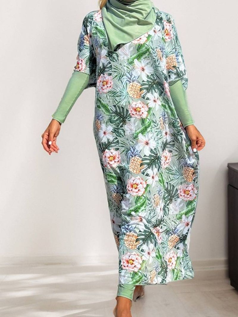 Women's Clothing Cover Up Swimsuit New Printed Beach Suit Diving Suit Swimsuit Women's Three Piece Suit_voghion.com