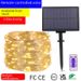 Luci a stringa alimentate a energia solare con telecomando, 8 modalità, impermeabili IP65, opzioni 7M/12M/22M/32M/52M/102M_voghion.com
