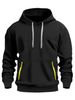 Herbst Herren Pullover Sweatshirt Langarmjacke Kapuzenpullover Geschlossene Jacke Herren Kapuzenpullover Slim Fit Herrenbekleidung_voghion.com