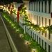 Solcellelamper Udendørs Vandtætte Plænelamper Spotlights Sti 10 i 1 Landskabsbelysning Havedekoration Terrasse Havelampe_voghion.com