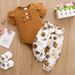 Baby Boys' Clothing Ins Hot Selling Infant And Toddler Pit Short Sleeved Tight Romper And Printed Trousers Set_voghion.com