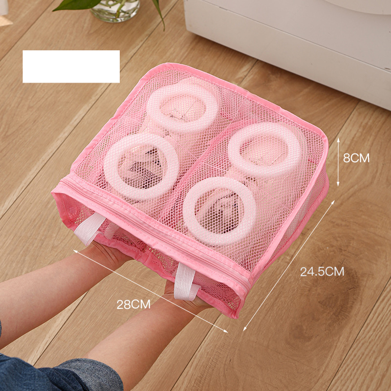 Washing Machine Cleaning Bag Anti Deformation Shoe Cover Mesh Bag Shoe Bag Household Lazy Special Cleaning Bag Can Hang Drying Shoe Bag_voghion.com