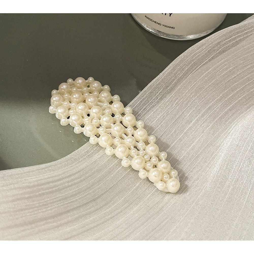 Perlehårspænde Hovedbeklædning Hårspænde Kvindelig Internetberømthed Ny Type Et Ord Klips Side Luksuriøs Udsøgt Hårtilbehør_voghion.com