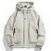 Stormtrooper Hooded Workwear Jacket, Casual Windproof Waterproof Loose Jacket, Men's Versatile Sports Jacket_voghion.com