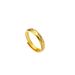 Vietnamese Gold-Plated Feather Ring For Women, Brass Plated Starfish Open Ring, Get Rich Overnight Couple Rings_voghion.com