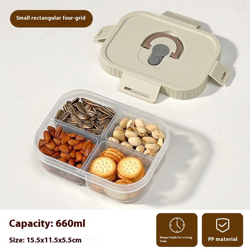 Contenitore per snack e frutta secca di qualità alimentare per studenti, pranzo alla frutta per impiegati, contenitore portatile sigillato per la conservazione della freschezza_voghion.com