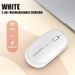 Bluetooth Dual Mode Charging Wireless Macaron Color Mouse Silent Laptop Pink Lady_voghion.com