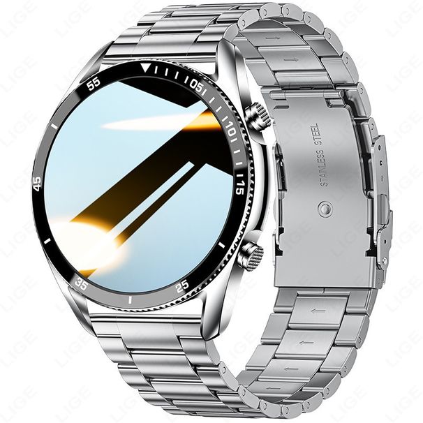 DIGE Bluetooth Smartwatch met hartslagmeter en bloedzuurstofmeter, touchscreen Fiess Tracker voor mannen, IP68 waterdicht,_voghion.com